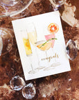 Bubbly Congrats Greeting Card | Love Cheers Wedding Card