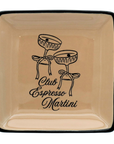 Square Trinket Tray Club Espresso Martini