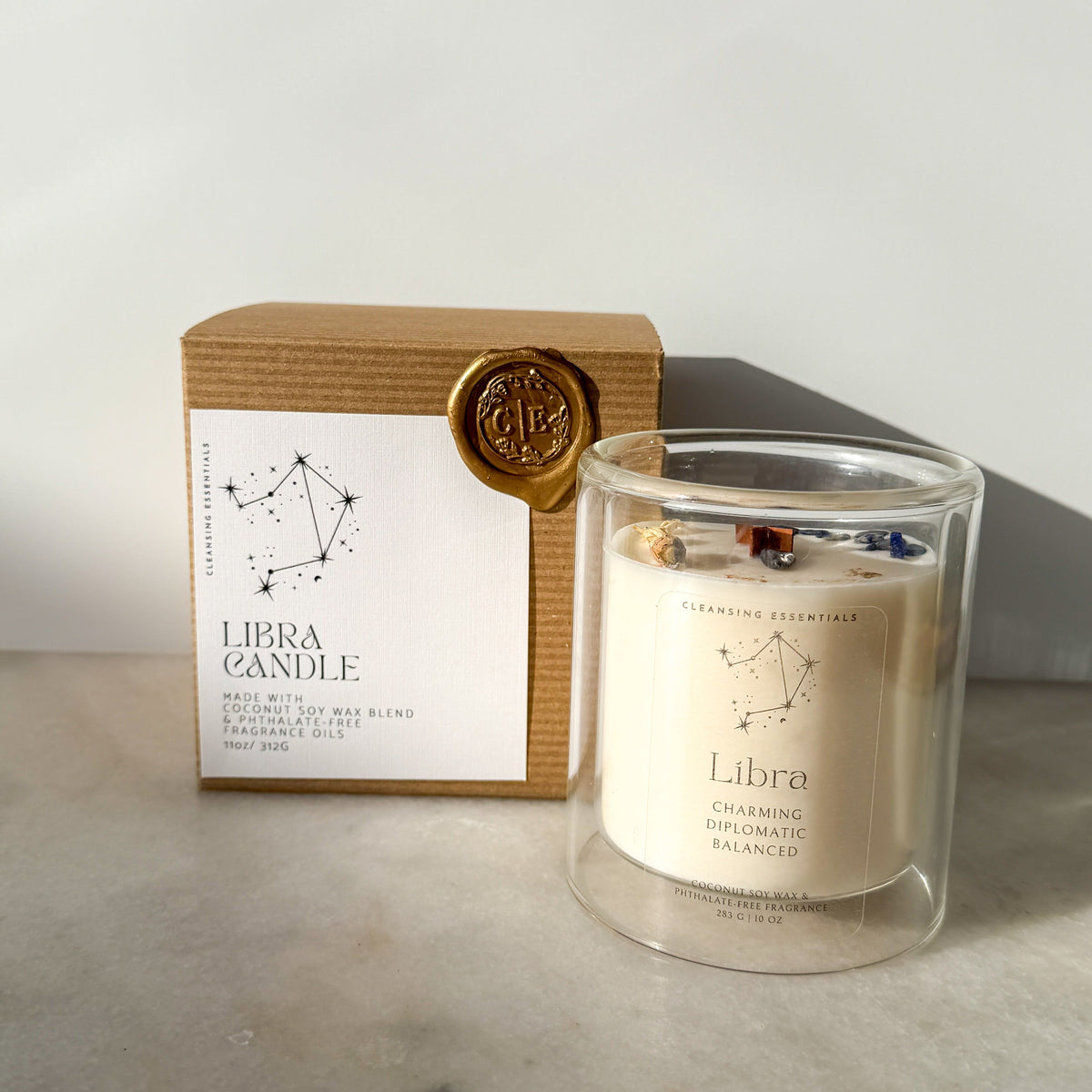 Horoscope Coconut Soy Wax Candle – 11oz