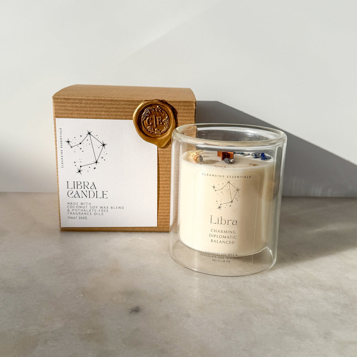 Horoscope Coconut Soy Wax Candle – 11oz