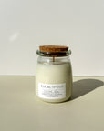 Clear Glass with Cork Top Candle 5.5 oz