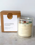 Double Glass Crystal Candle 11oz