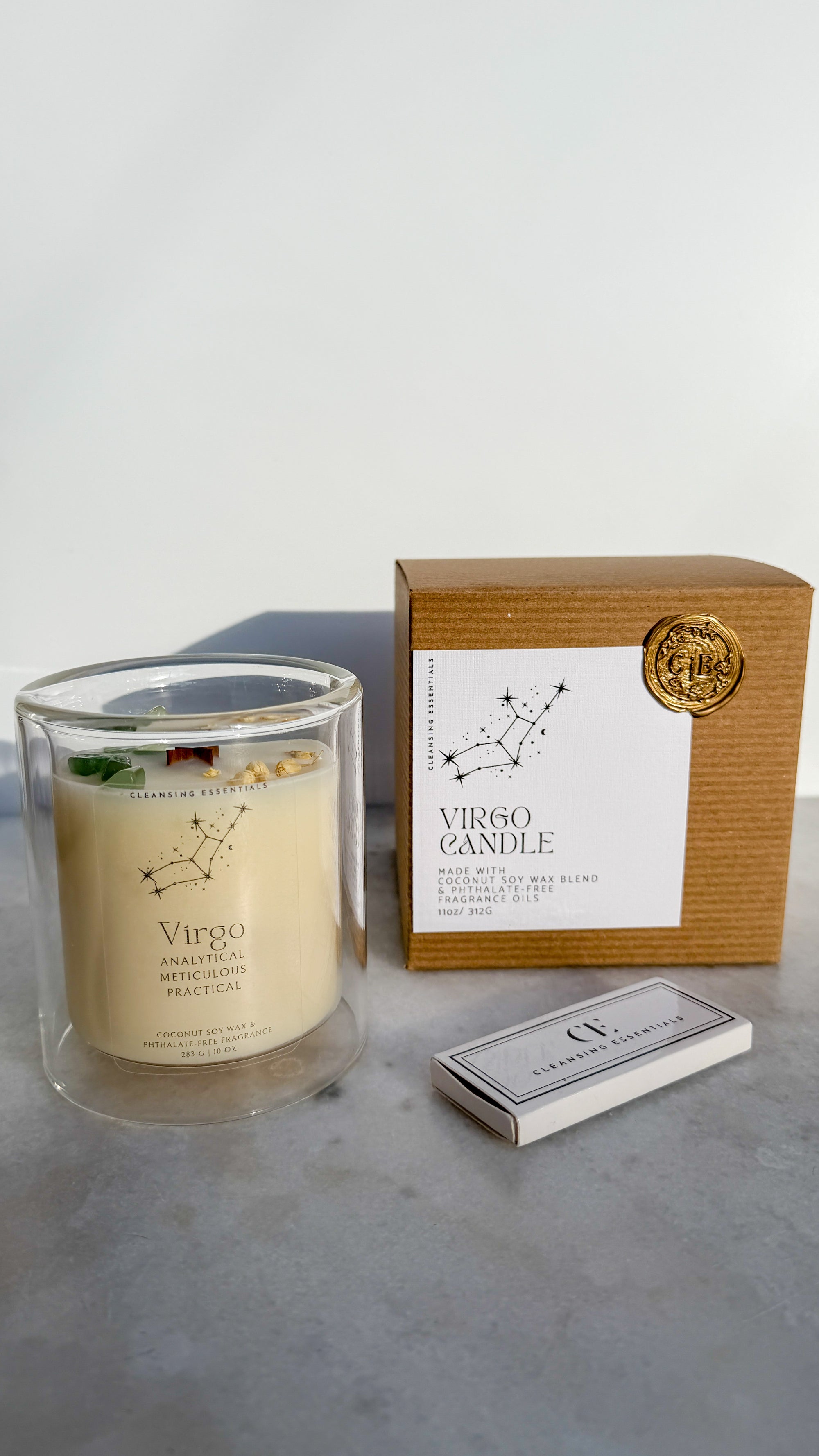Horoscope Coconut Soy Wax Candle – 11oz